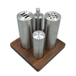 4'lü Çapraz Baharatlık(Mat Paslanmaz)